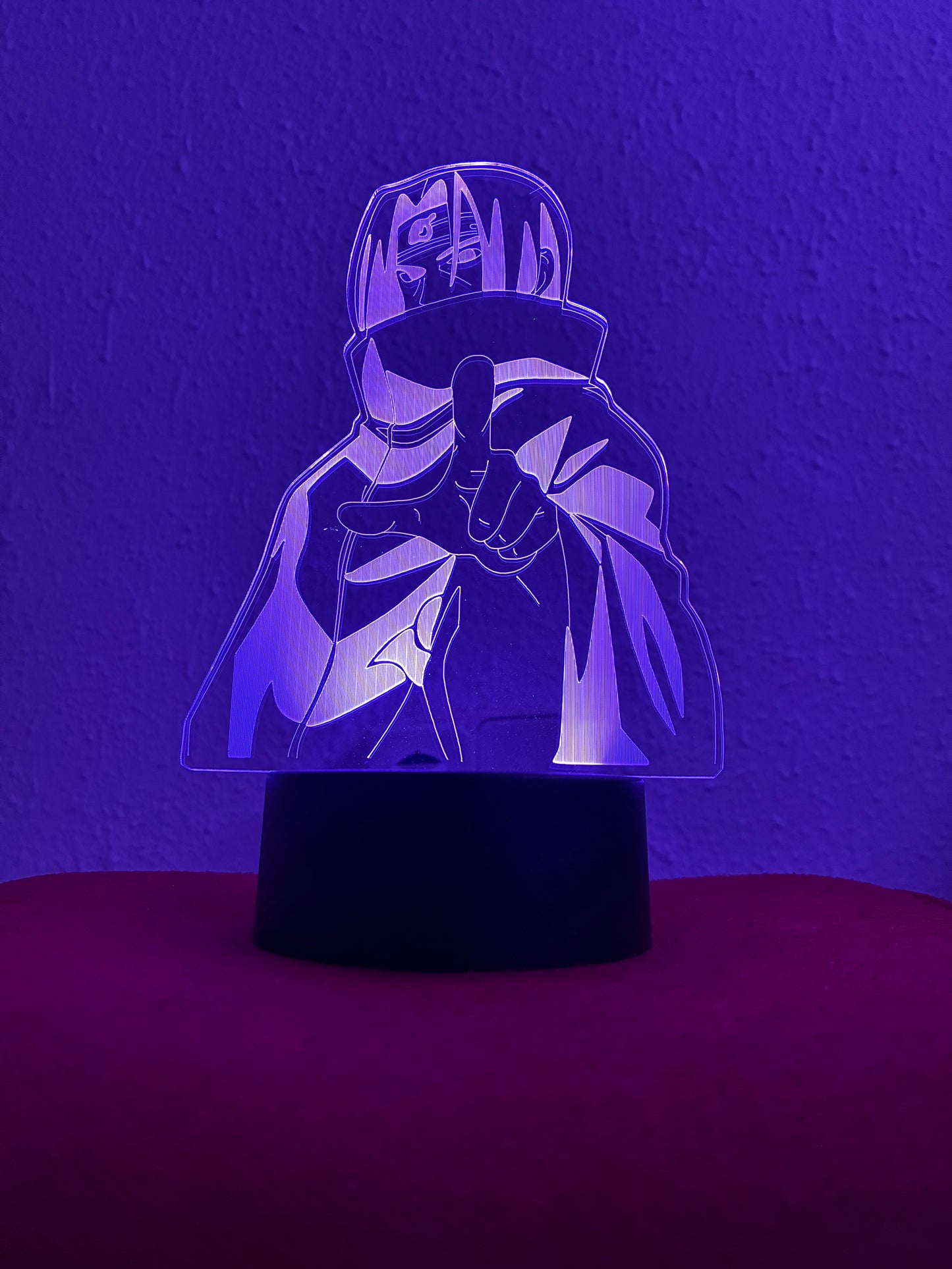 Lámpara LED 3D Itachi Uchiha