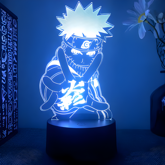 Lámpara LED 3D Naruto Uzumaki