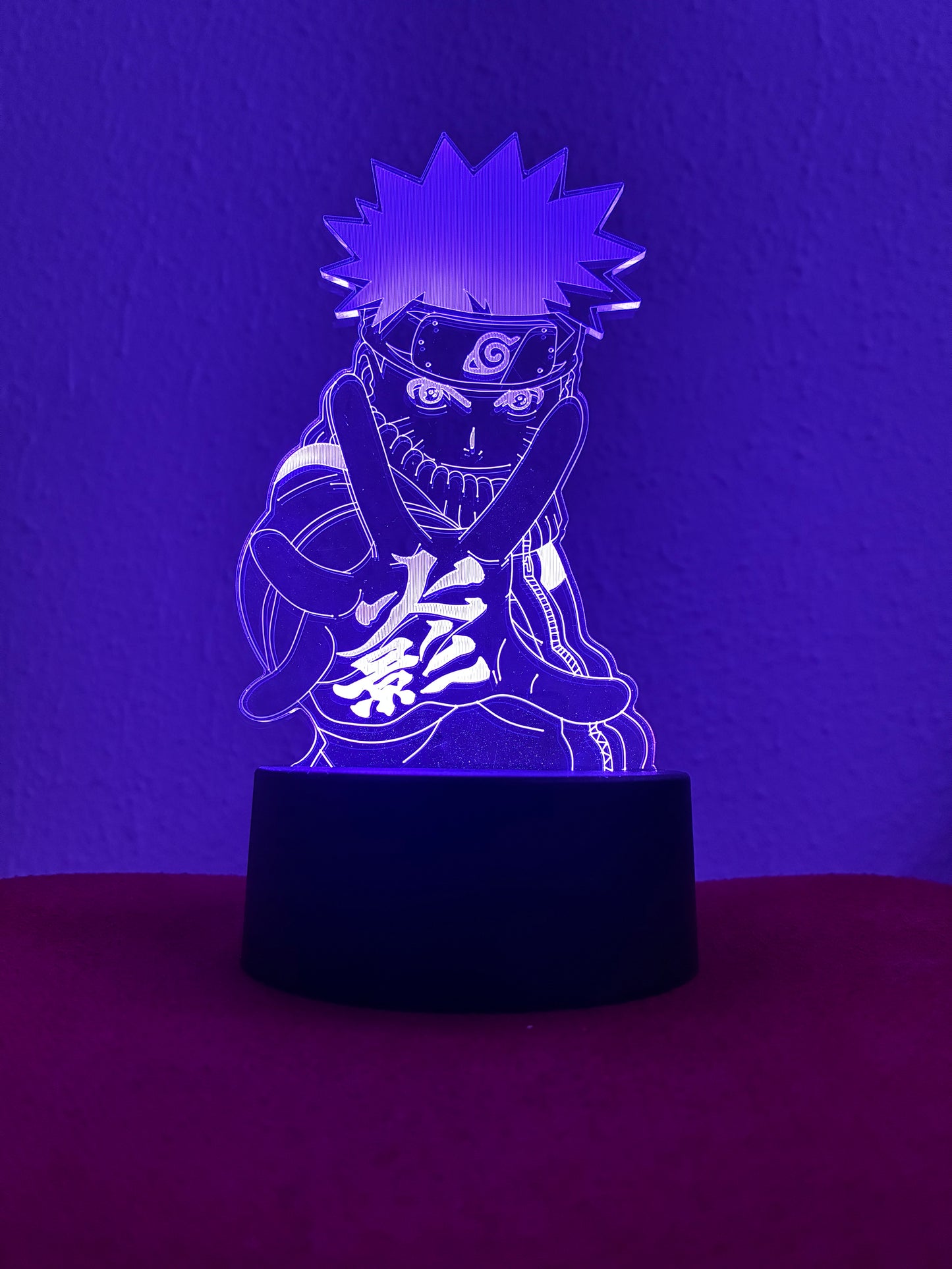 Lámpara LED 3D Naruto Uzumaki